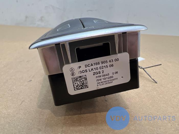 Multi-functional window switch Mercedes B-Klasse