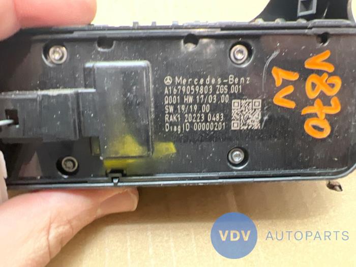 Commutateur combi vitres Mercedes A-Klasse