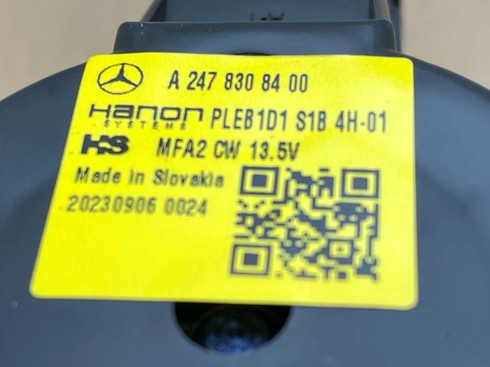 Heating and ventilation fan motor Mercedes GLA