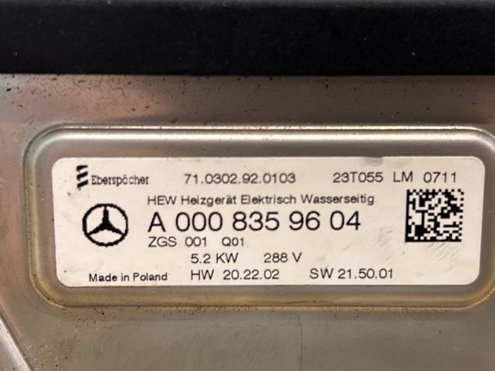 HV coolant heater Mercedes GLA