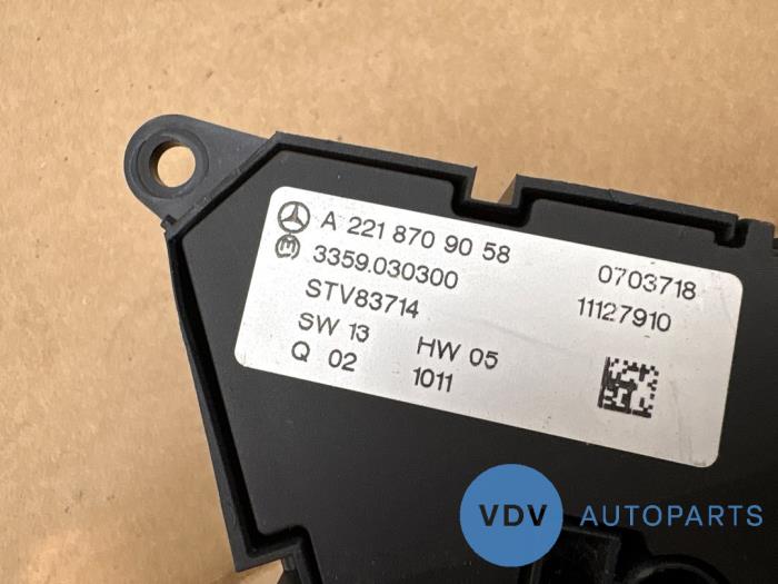 Interruptor de ajuste de asiento Mercedes S-Klasse