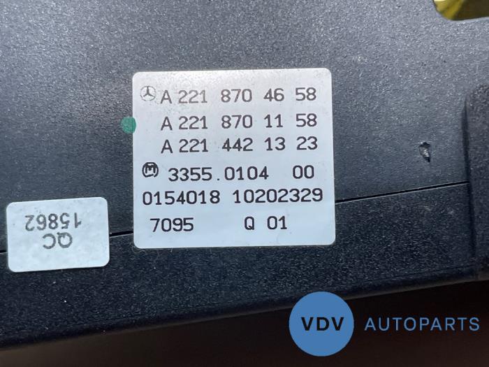 Panneau de commandes chauffage Mercedes S-Klasse