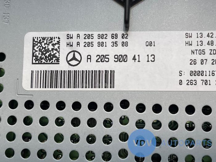 Navigation display Mercedes C-Klasse