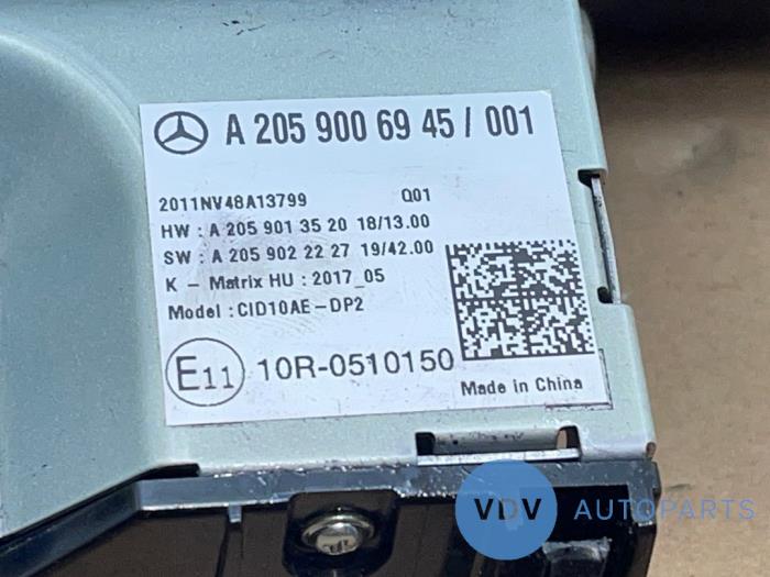 Affichage navigation Mercedes C-Klasse