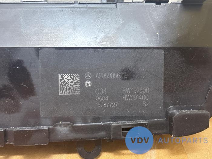 Commutateur éclairage d'urgence Mercedes C-Klasse