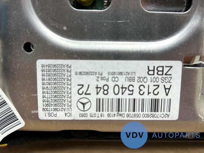 Pantalla de navegación Mercedes CLS-Klasse