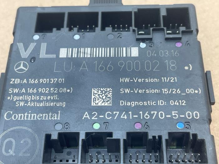 Central door locking module Mercedes GLE
