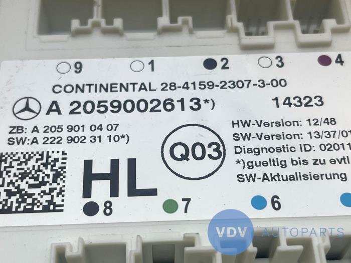 Modul centralnego zamka Mercedes C-Klasse