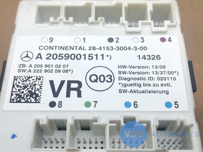 Módulo de cierre centralizado Mercedes C-Klasse