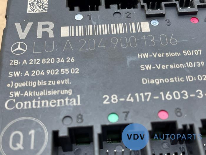 Module verrouillage central des portes Mercedes C-Klasse