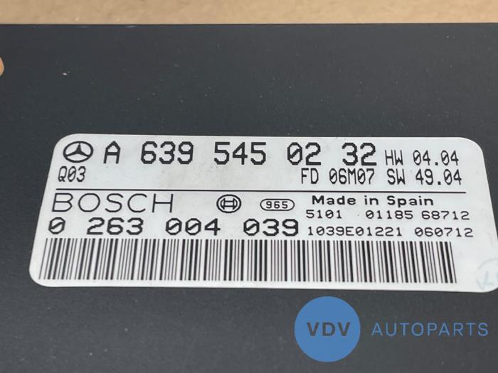 Parkeerhulp computer Mercedes Vito