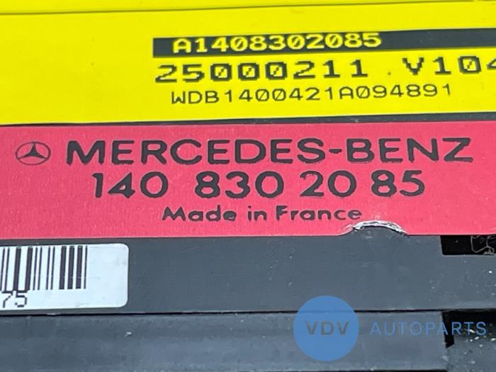 Panneau de commandes chauffage Mercedes S-Klasse