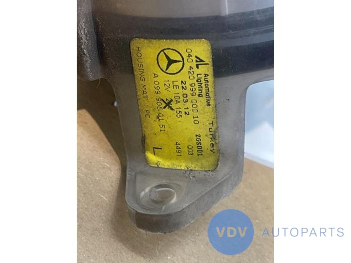 Fog light, front left Mercedes B-Klasse