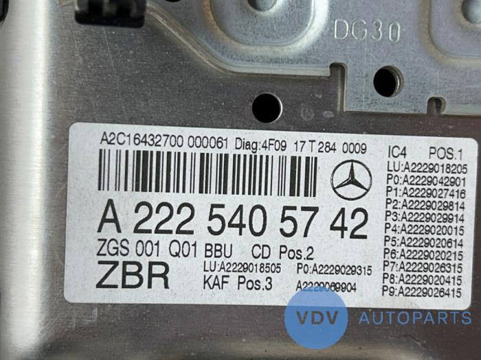 Navigation display Mercedes S-Klasse