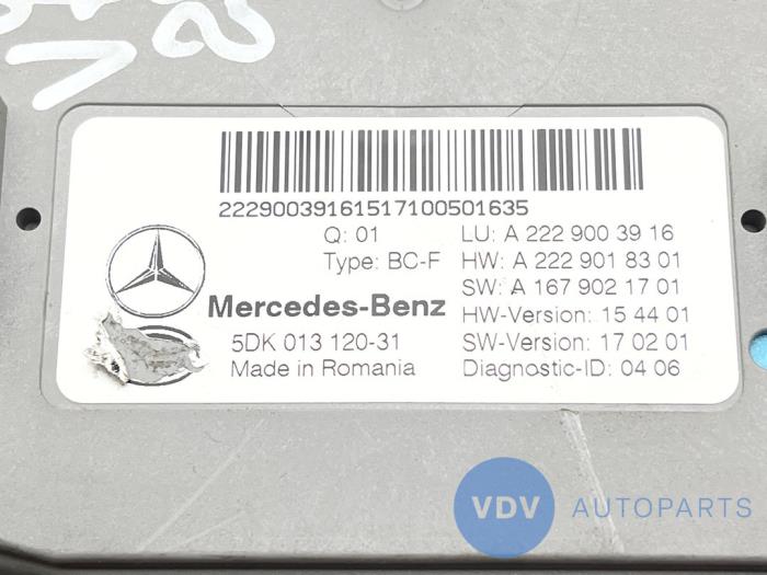 Module confort Mercedes S-Klasse