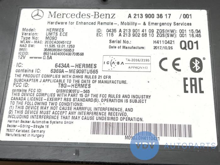 Module de communication Mercedes E-Klasse