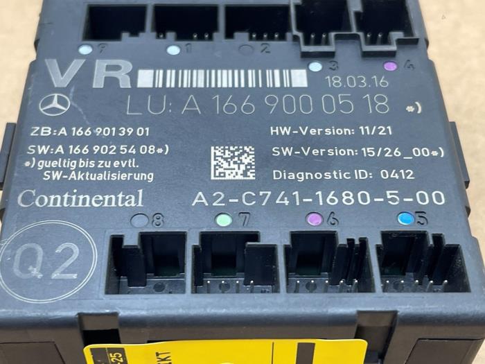 Module verrouillage central des portes Mercedes GLE