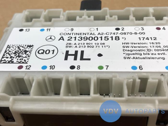 Central door locking module Mercedes S-Klasse