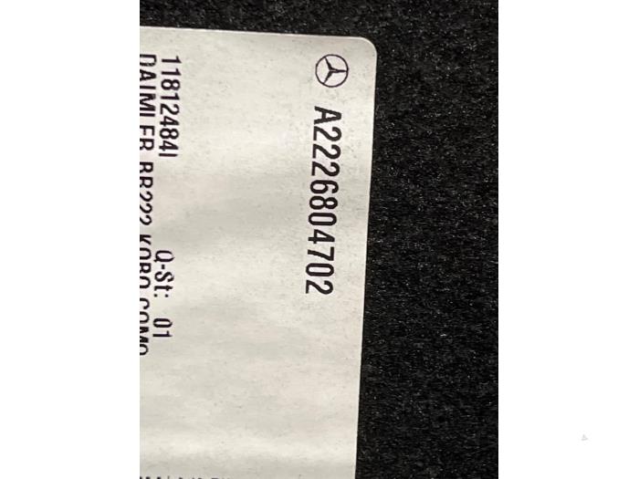 Boot mat Mercedes S-Klasse