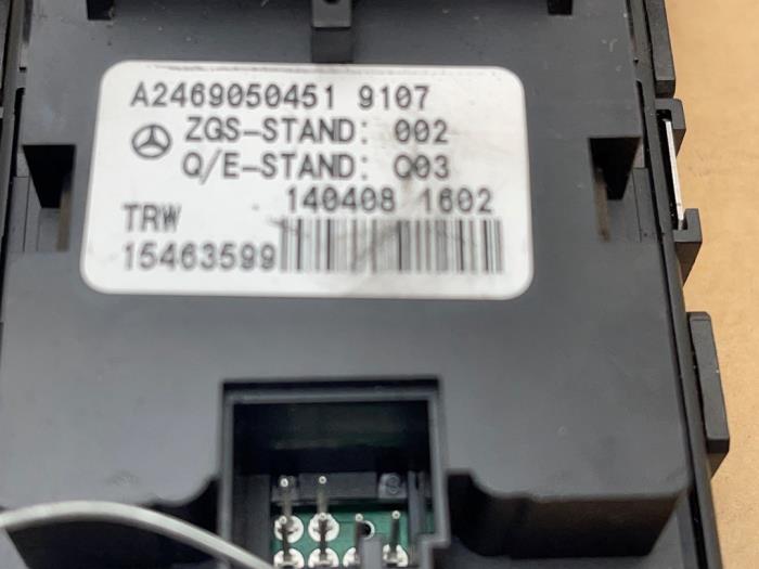 Parking brake mechanism Mercedes A-Klasse