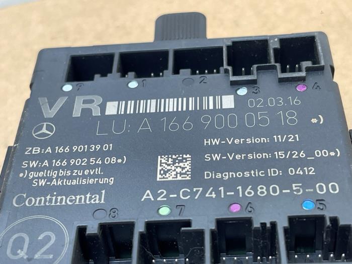 Central door locking module Mercedes GLE