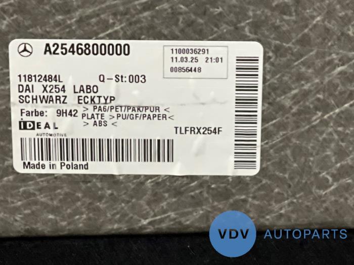 Coffre tapis Mercedes GLC-Klasse