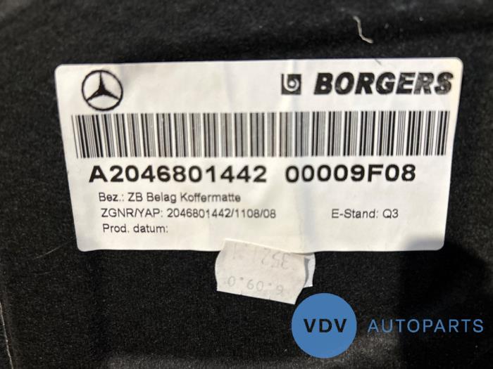 Boot mat Mercedes C-Klasse