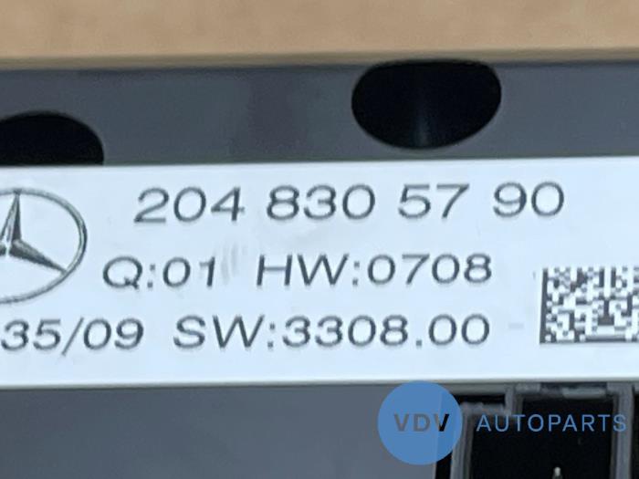 Heizung Bedienpaneel Mercedes C-Klasse