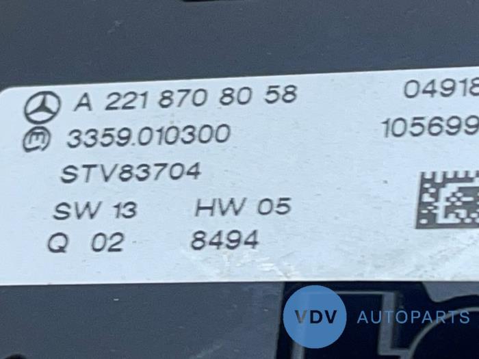 Przelacznik pozycji fotela Mercedes S-Klasse