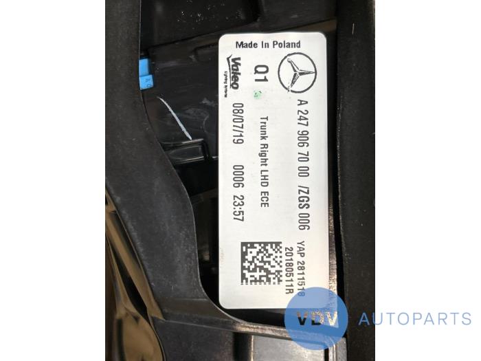 Taillight, right Mercedes B-Klasse