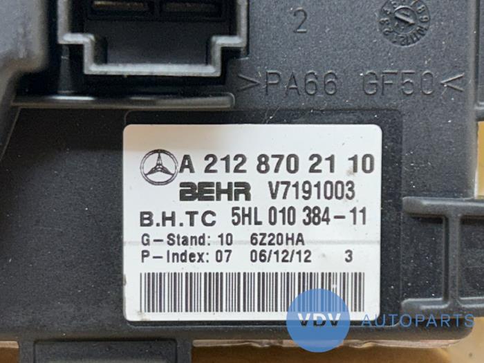 Heater resistor Mercedes E-Klasse