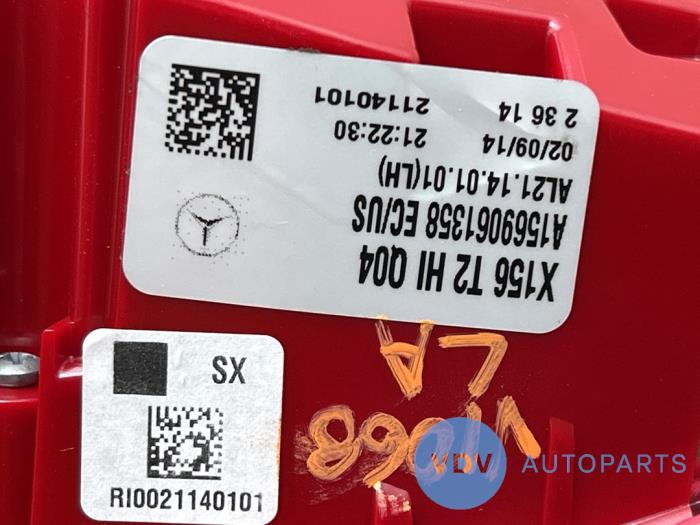 Achterlicht links Mercedes GLA