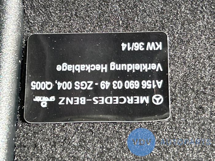 Parcel shelf Mercedes GLA