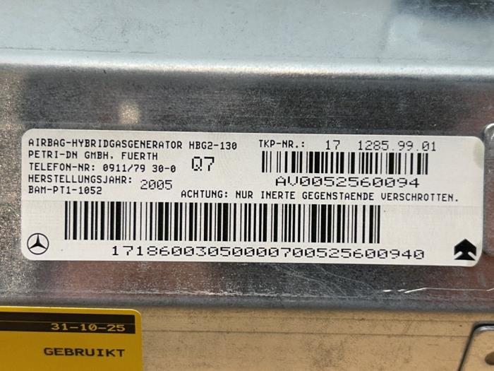 Airbag rechts (Dashboard) Mercedes SLK
