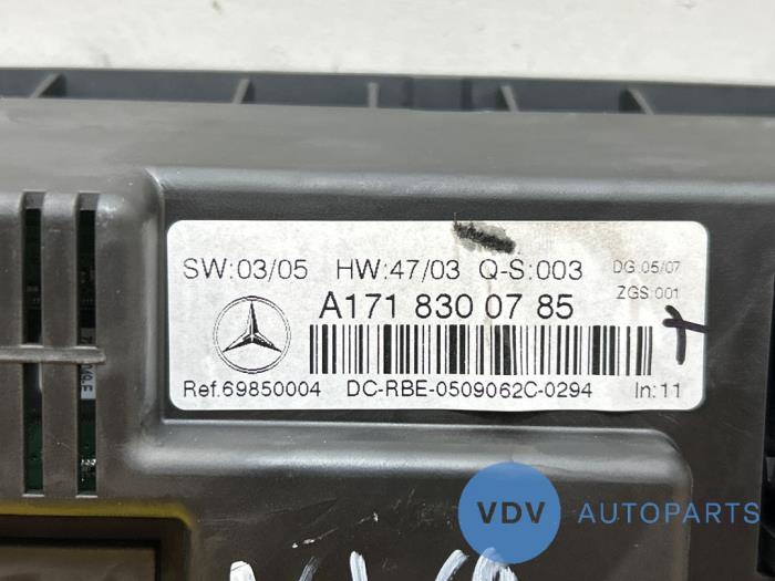 Kachel Bedieningspaneel Mercedes SLK