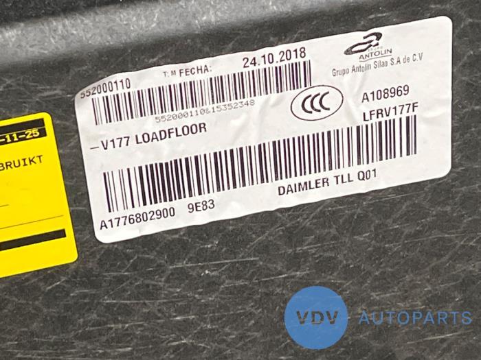 Boot mat Mercedes A-Klasse