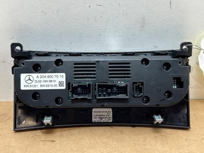 Panneau de commandes chauffage Mercedes CLS-Klasse