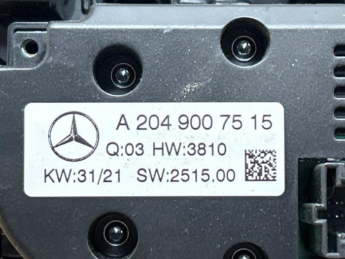 Panneau de commandes chauffage Mercedes CLS-Klasse