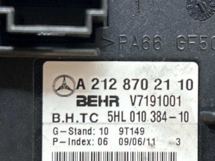 Heater resistor Mercedes E-Klasse