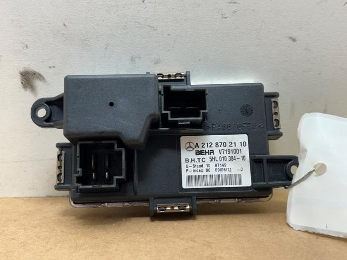 Heater resistor Mercedes E-Klasse