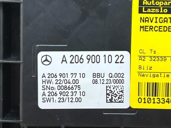 Affichage navigation Mercedes C-Klasse