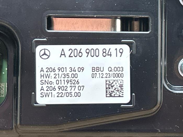 Tacho - Kombiinstrument KM Mercedes C-Klasse