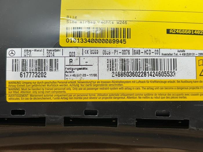 Side Airbag Mercedes B-Klasse