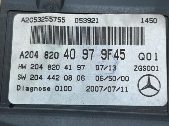 Wyswietlacz nawigacji Mercedes C-Klasse