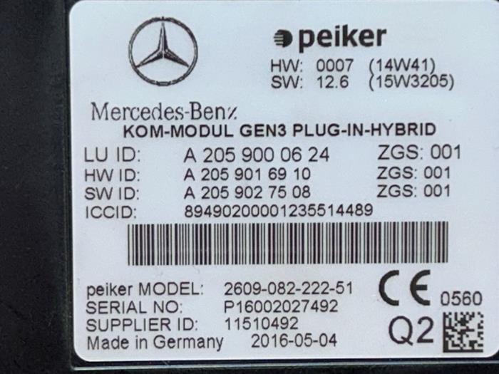 Modul telefoniczny Mercedes C-Klasse