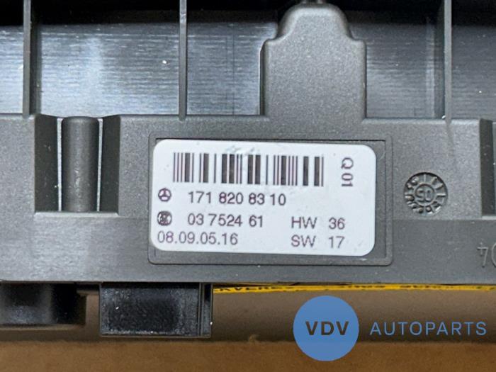 Panic lighting switch Mercedes SLK