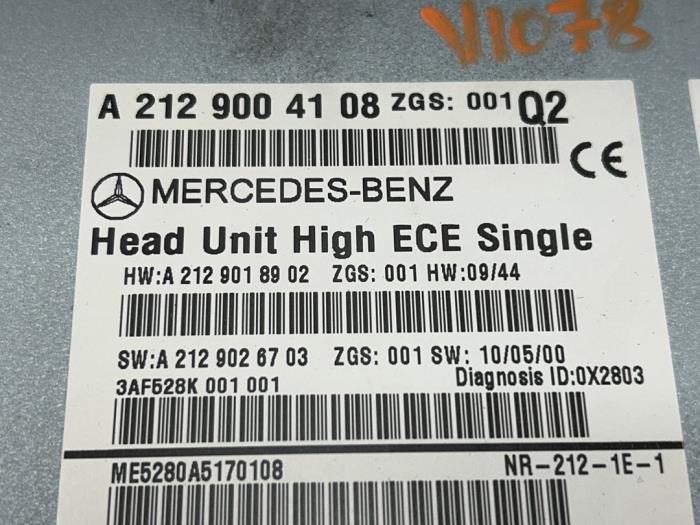 Radio Mercedes E-Klasse