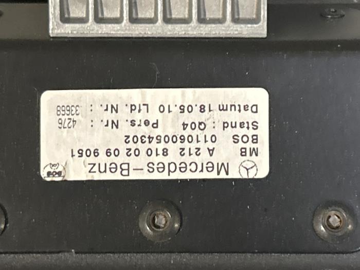 Rollo hinten Mercedes E-Klasse