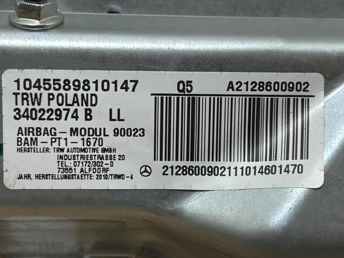 Knie airbag Mercedes E-Klasse