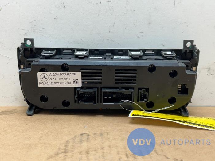 Panneau de commandes chauffage Mercedes CLS-Klasse
